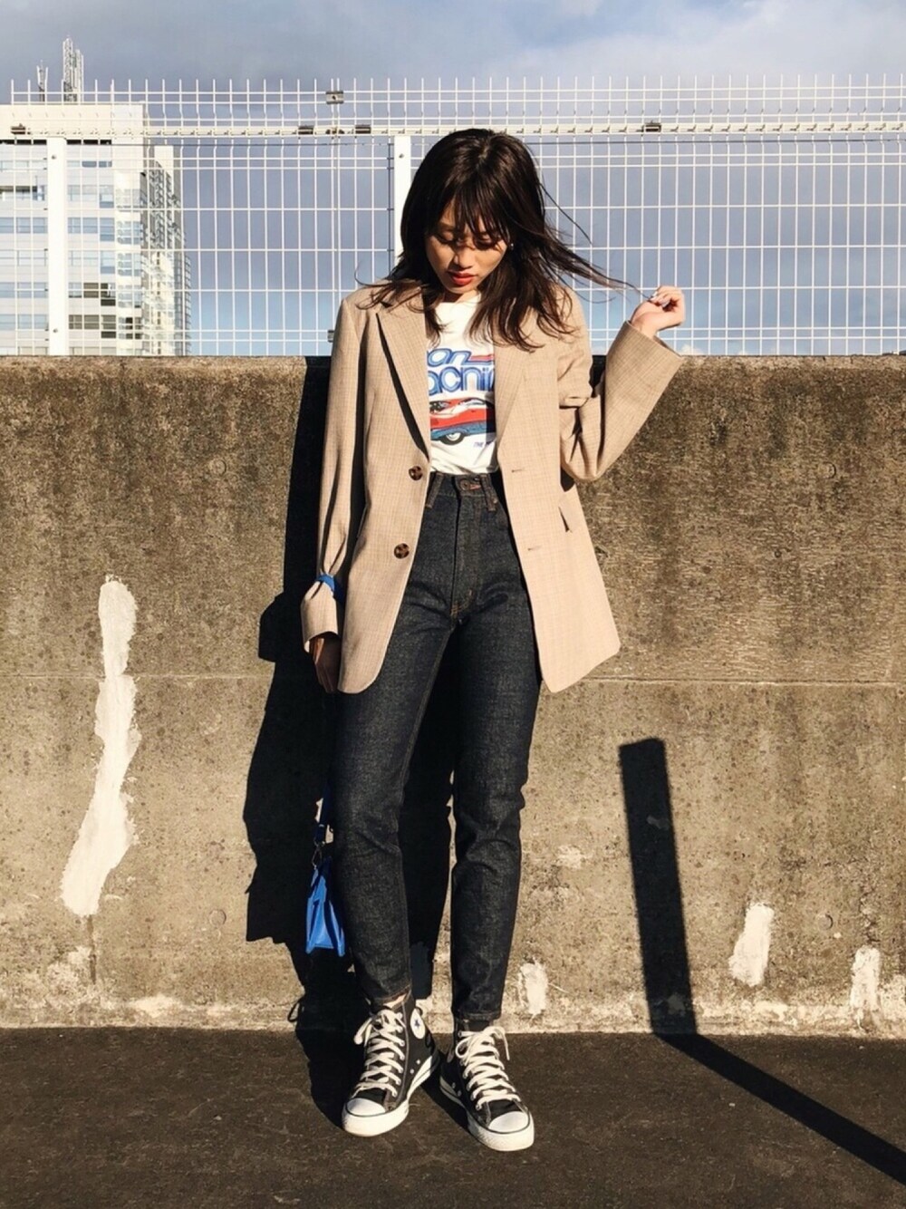 MOUSSY OFFICIALさんの「MEAN MACHINE TSJ（MOUSSY）」を使ったコーディネート