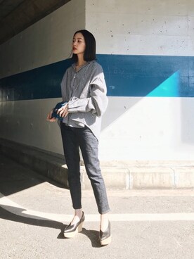 「マウジー」｜MOUSSY OFFICIALさん（レディース・168cm）の春コーディネート