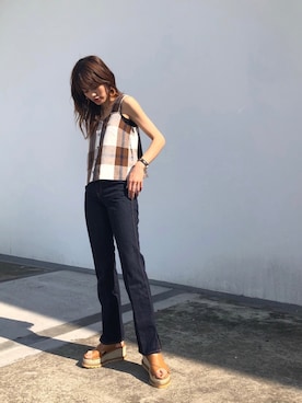 MOUSSY OFFICIALさん(レディース・165cm)の夏コーディネート