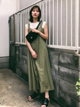 MOUSSY OFFICIALさん（レディース・165cm）の夏コーディネート