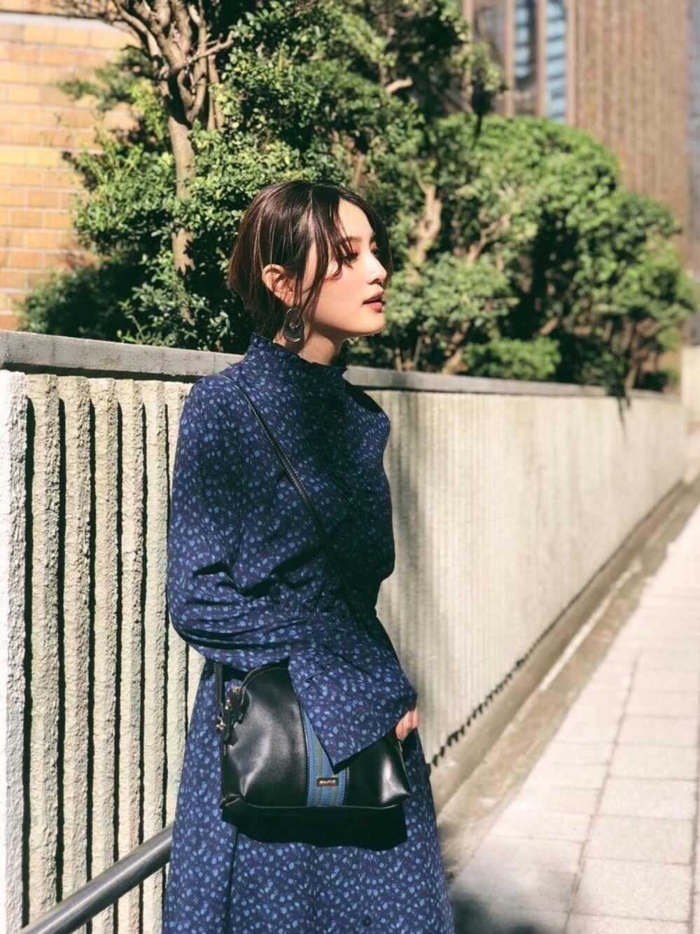 MOUSSY（マウジー）の「FLARE SLEEVE FLOWER DRESS（ワンピース）」 - WEAR