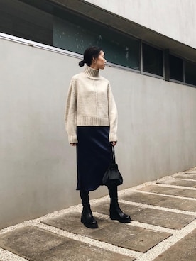 「マウジー」｜MOUSSY OFFICIALさん（レディース・165cm）の冬コーディネート