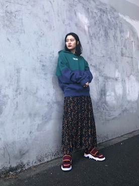 MOUSSY OFFICIALさん（レディース・155cm）の冬コーディネート