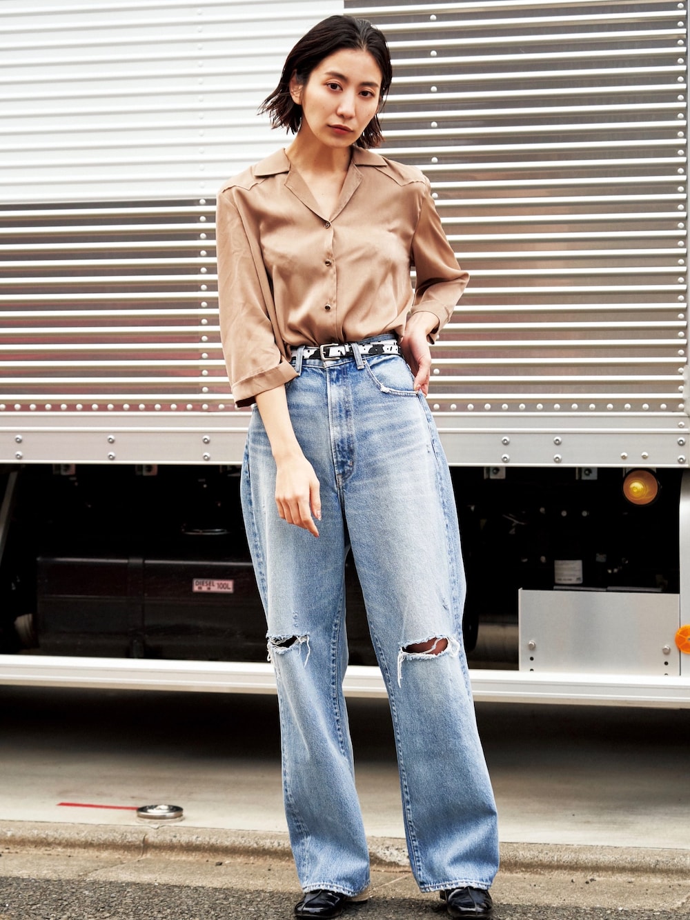 MOUSSY（マウジー）の「WESTERN YOKE OPEN シャツ（シャツ