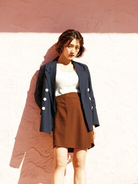 MOUSSY OFFICIALさん（レディース・160cm）の春コーディネート