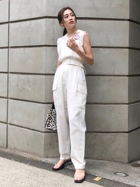 MOUSSY OFFICIALさん（レディース・158cm）の夏コーディネート