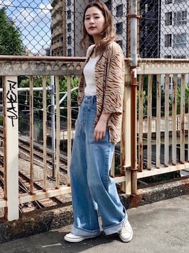 MOUSSY OFFICIALさん(レディース・155cm)の夏コーディネート