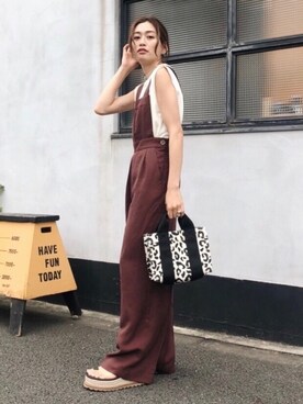 MOUSSY OFFICIALさん（レディース・158cm）の夏コーディネート