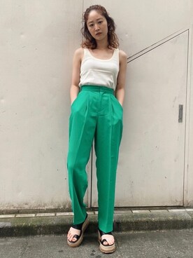MOUSSY OFFICIALさん（レディース・161cm）の夏コーディネート