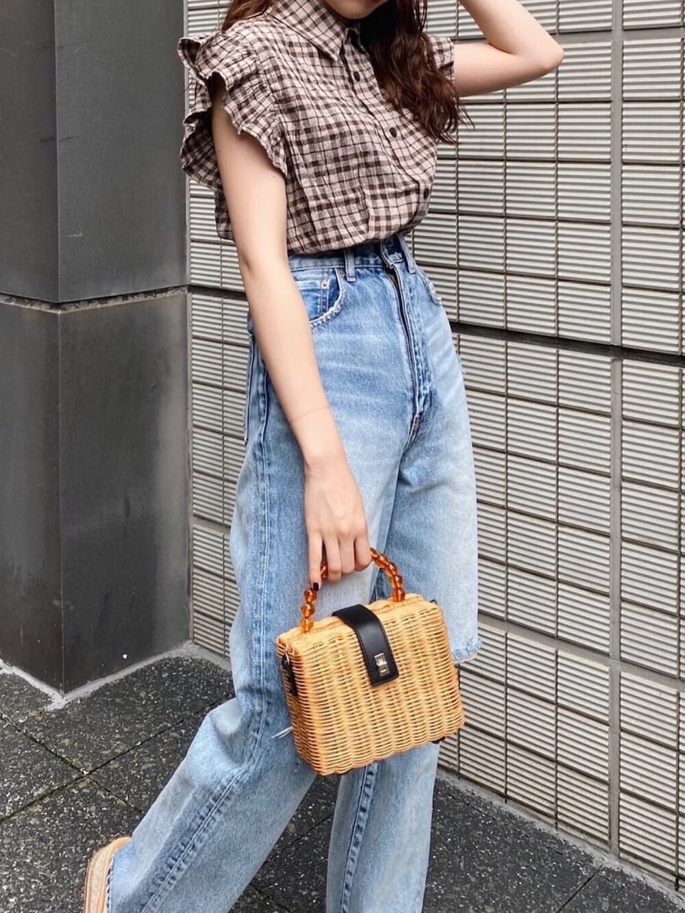 moussy - MOUSSY新作♡FRILL SLEEVE CHECK ブラウス♡秋カラー moussy - MOUSSY新作♡FRILL SLEEVE CHECK ブラウス♡秋カラーの