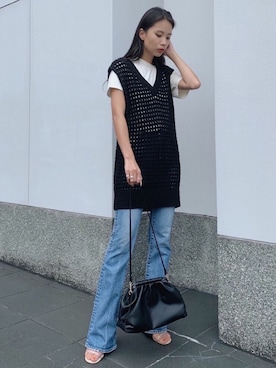 MOUSSY OFFICIALさん（レディース・167cm）の夏コーディネート