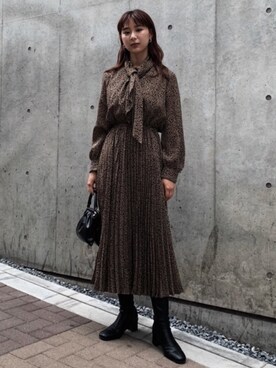 MOUSSY OFFICIALさん（レディース・162cm）の秋コーディネート