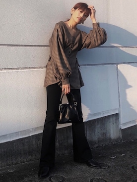 MOUSSY OFFICIALさん（レディース・158cm）の秋コーディネート