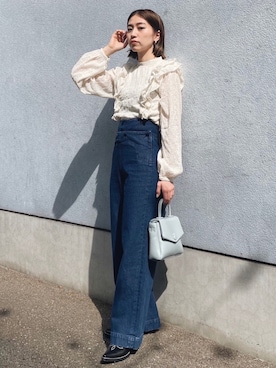 MOUSSY OFFICIALさん（レディース・156cm）の春コーディネート