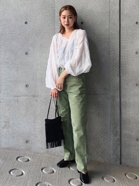 MOUSSY OFFICIALさん（レディース・162cm）の春コーディネート