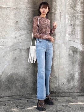 MOUSSY OFFICIALさん（レディース・164cm）の春コーディネート