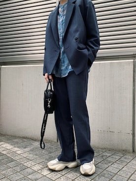 「MOUSSY（マウジー）のアイテム（その他アウター）」を使った、MOUSSY OFFICIALさん（レディース・168cm）の春コーディネート