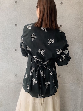 「M_（エムアンダーバー）のアイテム（ワンピース）」を使った、MOUSSY OFFICIALさん（レディース・162cm）の春コーディネート