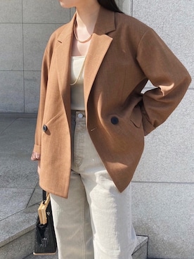 「moussy」｜「アイテム（その他アウター）」を使った、MOUSSY OFFICIALさん（レディース・164cm）の春コーディネート