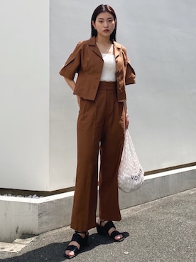 MOUSSY OFFICIALさん（レディース・158cm）の春コーディネート