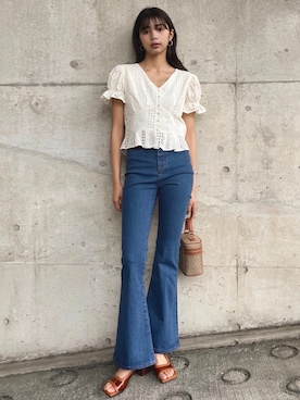 MOUSSY OFFICIALさん（レディース・164cm）の春コーディネート
