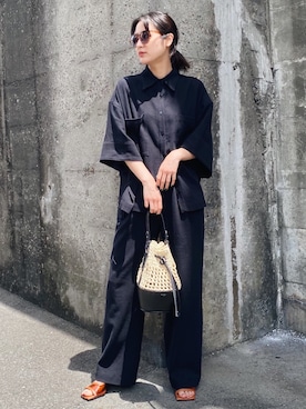 MOUSSY OFFICIALさん(レディース・155cm)の夏コーディネート