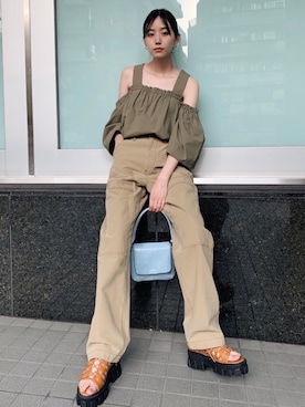 MOUSSY OFFICIALさん(レディース・168cm)の夏コーディネート
