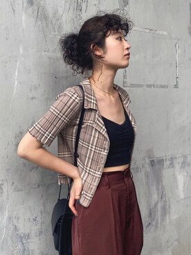 MOUSSY OFFICIALさん（レディース・161cm）の夏コーディネート