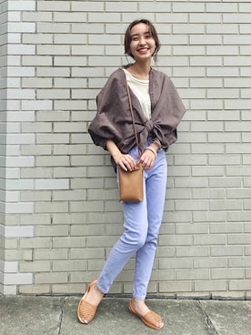 「SLOBE IENA」｜ryokaさん（レディース・163cm）の夏コーディネート