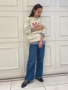 「Levi's」｜「アイテム（アクセサリー）」を使った、ryokaさん（レディース・163cm）の秋コーディネート