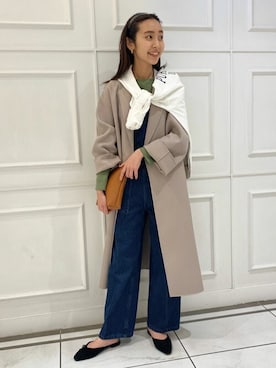 「スローブイエナ」｜「アイテム（オールインワン・サロペット）」を使った、ryokaさん（レディース・163cm）の春コーディネート
