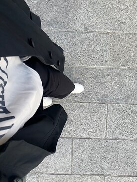 「moussy」｜「アイテム（トレンチコート）」を使った、yuu さん（レディース・158cm）の春コーディネート