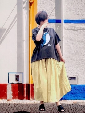 「アニマル」｜「アイテム（その他）」を使った、藍川比奈　藍比　さん（レディース・160cm）の夏コーディネート