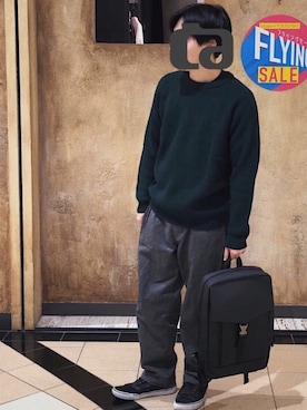 ぬのの布纏いさん（メンズ・168cm）の冬コーディネート