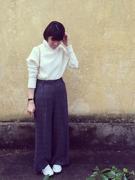 「Solvil et Titusのアイテム」を使った、soshieiさん（レディース・158cm）の冬コーディネート