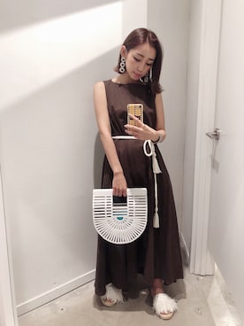 「TAI（タイ）のアイテム」を使った、みにあやさん（レディース・150cm）の秋コーディネート