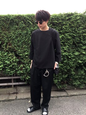 「keisuke yoneda（ケイスケヨネダ）のアイテム」を使った、Shunさん（メンズ・180cm）の秋コーディネート