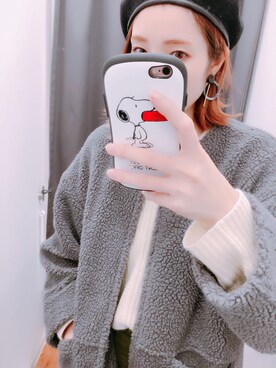「RIM.ARK（リムアーク）のアイテム（その他アウター）」を使った、ayuuu.さん（レディース・167cm）の秋コーディネート