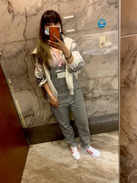 「SMITH（スミス）のアイテム」を使った、みほさん（レディース・160cm）の春コーディネート