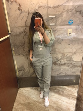 「SMITH（スミス）のアイテム」を使った、みほさん（レディース・160cm）の春コーディネート