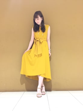 「BSTR」｜「アイテム（ワンピース/ドレス）」を使った、ayakoさん（レディース・162cm）の夏コーディネート