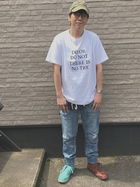 「SWAGGER（スワッガー）のアイテム（スニーカー）」を使った、しゅんころさん（メンズ・176cm）の春コーディネート
