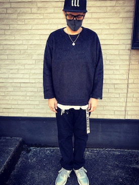 「APPLEBUM」｜「アイテム（帽子）」を使った、しゅんころさん（メンズ・176cm）の秋コーディネート