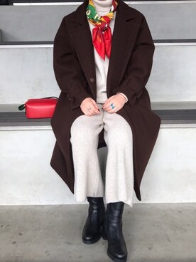 Chieさん（レディース・167cm）の冬コーディネート