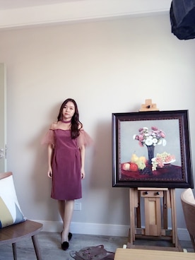 「LILY BROWN（リリーブラウン）のアイテム（カバーオール）」を使った、浅羽神明さん（レディース・154cm）の春コーディネート