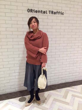 「スヌード」｜ORientalTRaffic ルミネ池袋店さん（レディース・161cm）の冬コーディネート