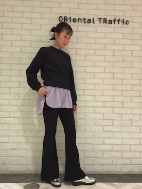 「スエット」｜「アイテム（パンプス）」を使った、ORientalTRaffic ルミネ池袋店さん（レディース・161cm）の秋コーディネート