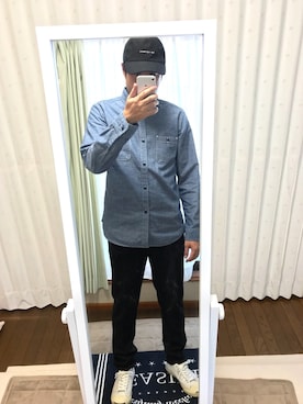 「UNITED NATIONS（ユナイテッド　ネーション）のアイテム」を使った、かっつうさん（メンズ・174cm）の秋コーディネート