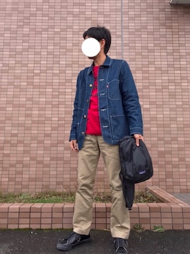 「ONE STAR」｜かっつうさん（メンズ・174cm）の春コーディネート