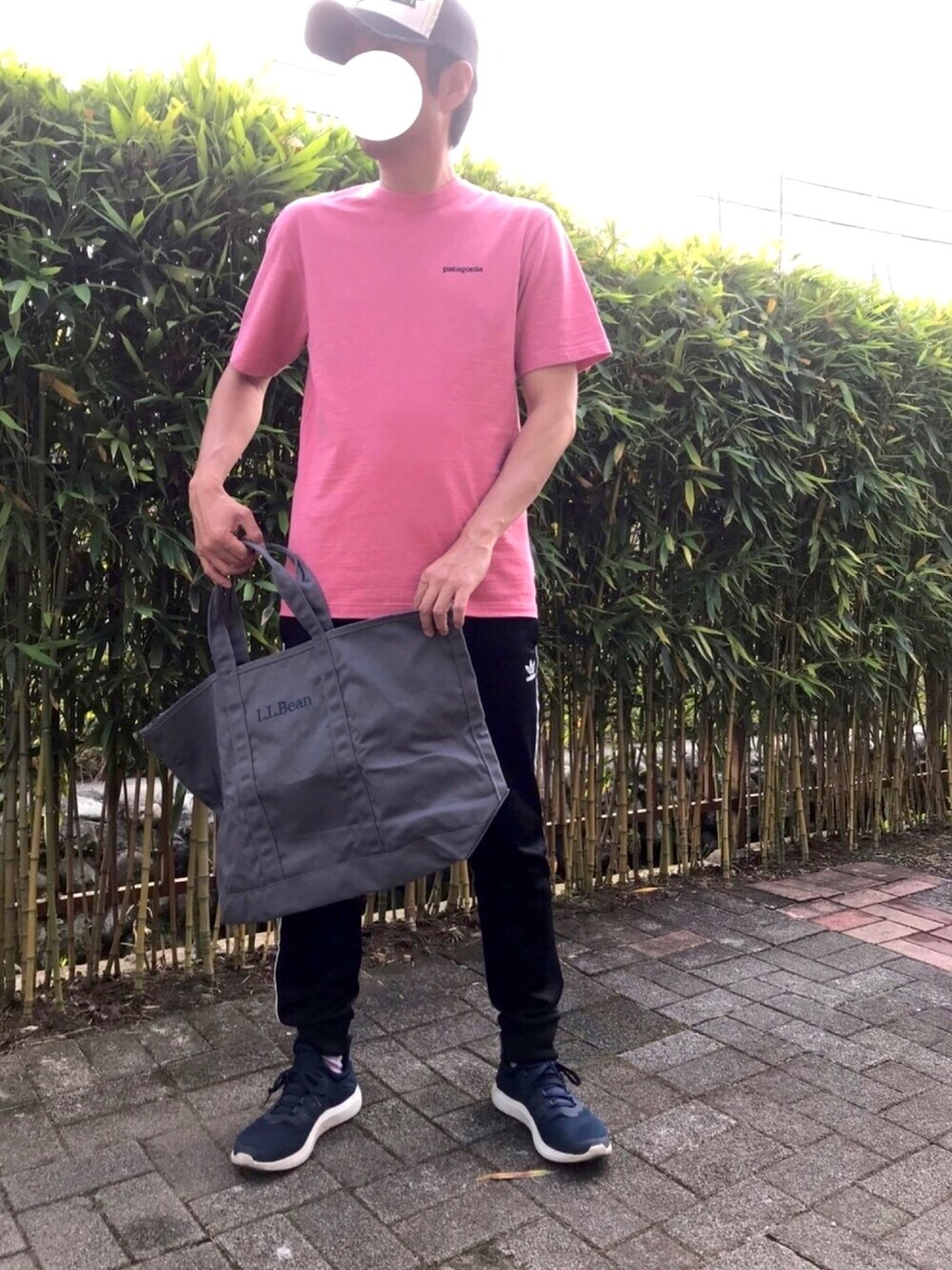 4Ｔ　Patagonia ピンク Tシャツとショートパンツセット ︎ ニューヨーク 蛍光 ピンク Tシャツ ショートパンツ 上下 セットアップ